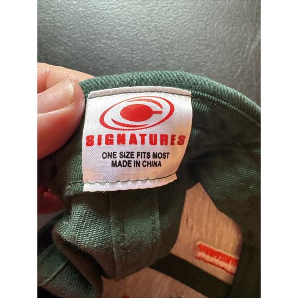 University of Miami Hurricanes Canes Hat Embroidered Logo Green U Signatures! - Picture 8 of 8